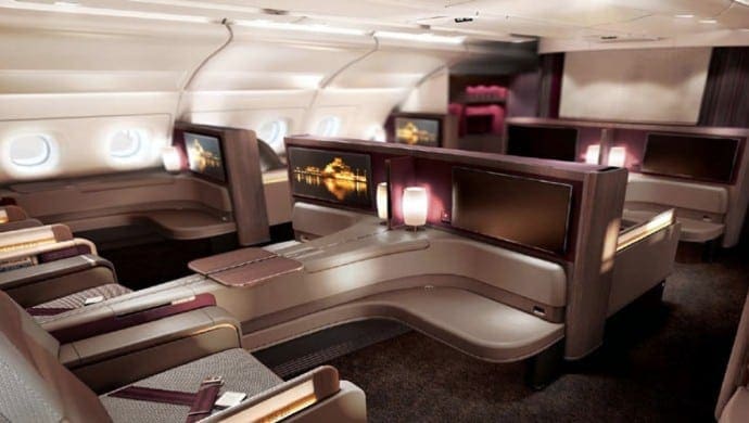 Qatar Airways inaugurează o nouă configurație A380