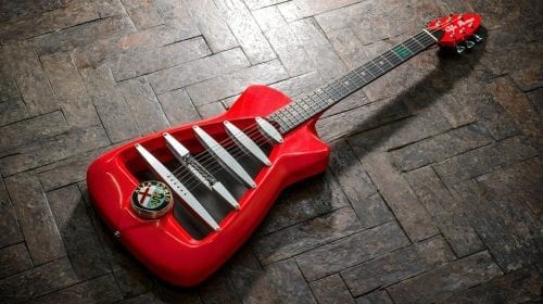 Ediție limitată: chitară de inspirație Alfa Romeo
