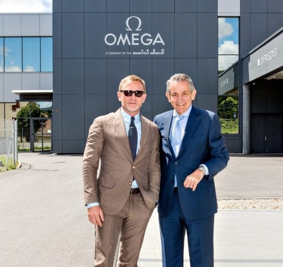 Daniel Craig a vizitat fabrica OMEGA din Villeret, Elveţia