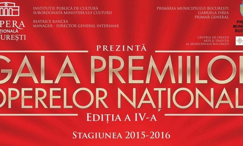 Gala Premiilor Operelor Naționale, ediția a IV-a