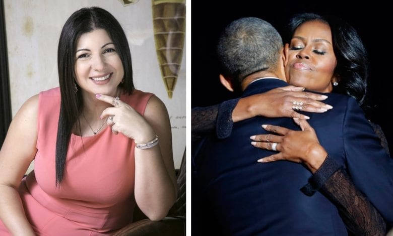 Michelle Obama poartă bijuteriile create de designerul român Narcisa Pheres