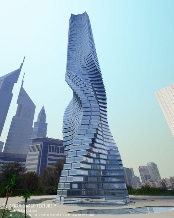 Tu decizi ce priveliște vei avea astăzi – Noul zgârie-nori rotativ din Dubai