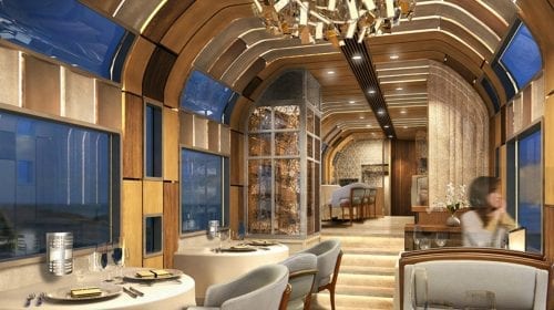 Shiki-Shima Cel mai luxos tren din Japonia