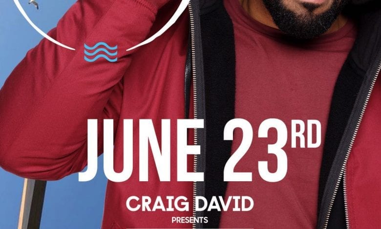 Craig David la NUBA Beach Club, pe 23 Iunie 2018!