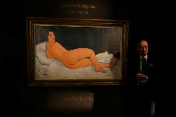 Amedeo Modigliani obține un nou record pentru Sotheby’s: 157,2 milioane de dolari