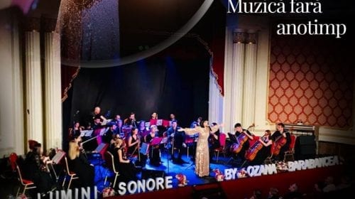 Muzică fără anotimp – Spectacol muzical Ozana Barabancea și Lumini Sonore Orchestra
