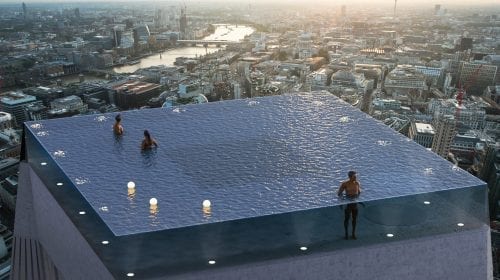 Prima piscină infinity cu priveliște de 360° din lume va fi construită în Londra