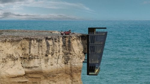 Casa suspendată pe stâncă, un proiect spectaculos al designerilor australieni