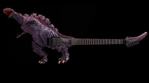 Chitară electrică de 52.000 de dolari, inspirată de Godzilla