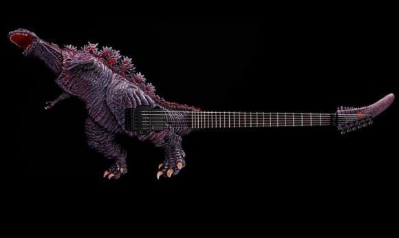 Chitară electrică de 52.000 de dolari, inspirată de Godzilla
