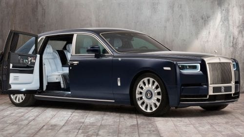 Rolls Royce Rose Phantom – broderie manuală custom-made