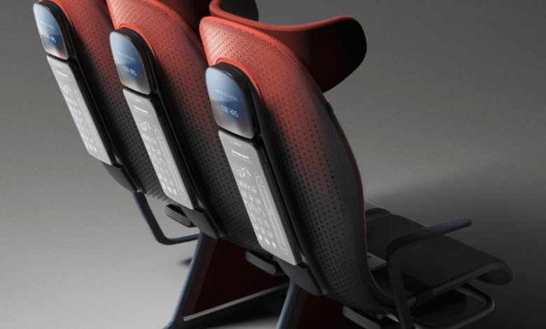 Scaunul de avion personalizat prin smartphone, creația designerilor londonezi