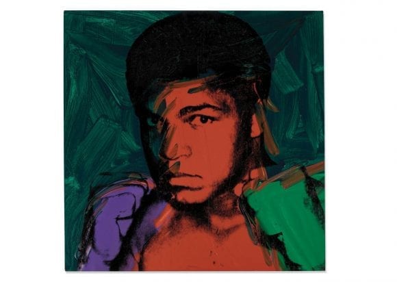 Un portret Warhol al lui Muhammad Ali, scos la licitație