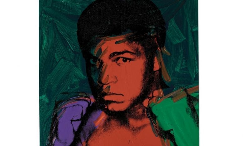 Un portret Warhol al lui Muhammad Ali, scos la licitație