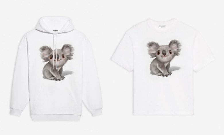 Balenciaga vinde haine imprimate cu urși koala, donând banii către combaterea incendiilor din Australia