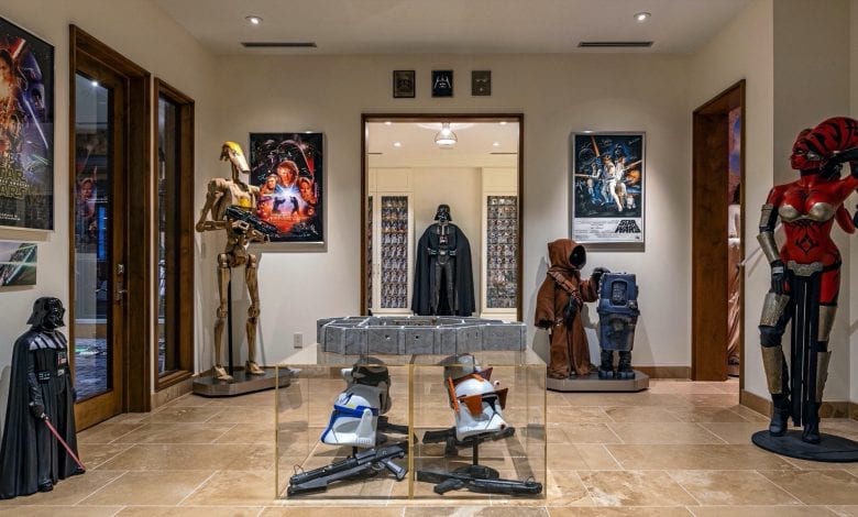 Un conac din LA, cu un muzeu Star Wars la subsol