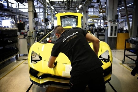 Lamborghini închide temporar o fabrică din Italia din cauza coronavirus