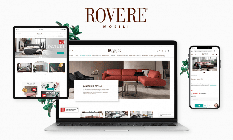 Rovere Mobili lansează un magazin online pentru mobilier de lux