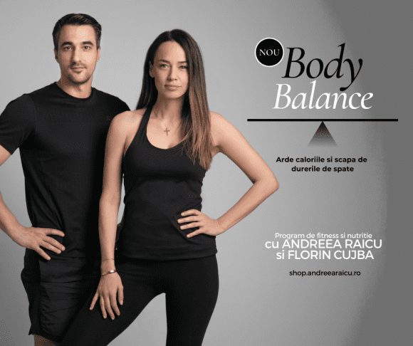 Andreea Raicu și Florin Cujbă lansează Body Balance, un program de fitness și nutriție