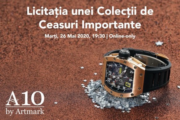 Artmark: Cea mai mare colecție de ceasuri din România, la licitație pe 26 mai