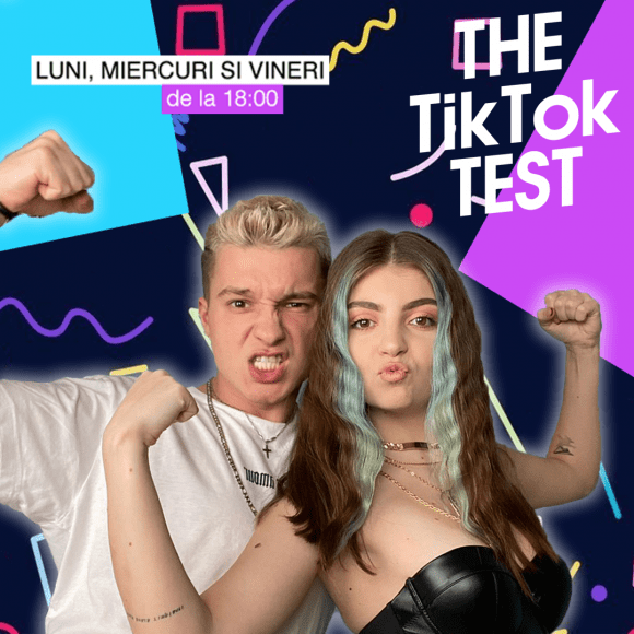 Louis și Lorena, doi dintre cei mai cunoscuți creatori din România, au realizat prima emisiune de pe TikTok din Romania
