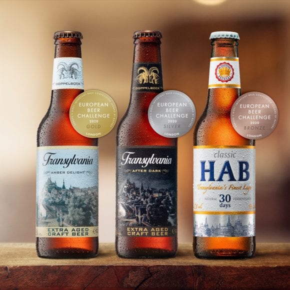 Transylvania Beer, singura bere românească premiată la  European Beer Challenge Londra