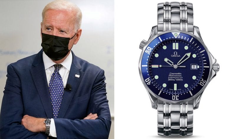Președintele Biden a purtat un ceas Omega Seamaster în timpul lansării planului American Families. Vezi cât costă