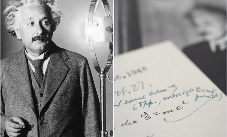 O scrisoare a lui Einstein cu teoria relativității, la vânzare pentru aproape 400.000 de dolari
