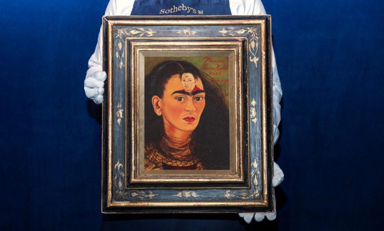 Un portret cu Frida Kahlo a fost vândut cu 35 de milioane de dolari