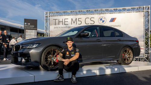 Cel mai rapid pilot în calificările MotoGP, Fabio Quartararo, câştigă râvnitul BMW M Award pentru al doilea an consecutiv: noul BMW M5 CS