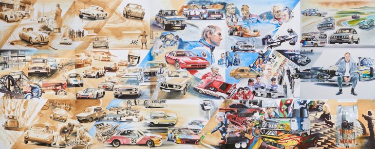 „BMW M - 50 YEARS OF THE ULTIMATE DRIVING MACHINES" este o carte de colecție
