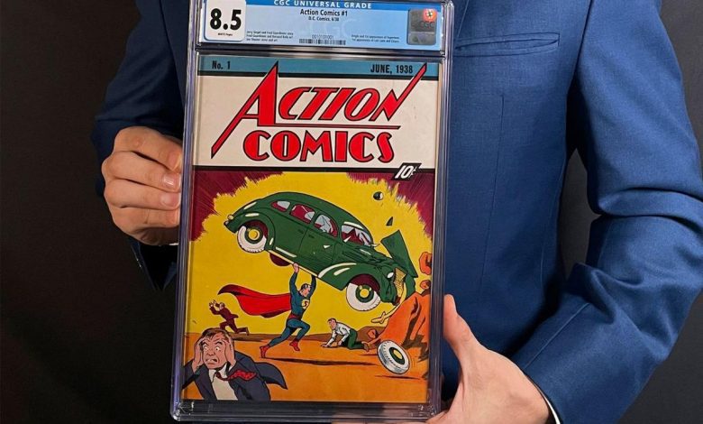 O carte de benzi desenate cu Superman a fost vândută pentru 3,18 milioane de dolari