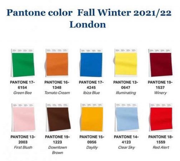 PANTONE prezice cele 15 culori care vor evidenția toamna și iarna în 2022/2023
