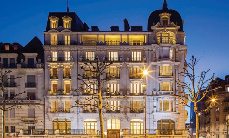 Cel mai nou hotel de lux din Geneva se deschide în clădirea unei bănci