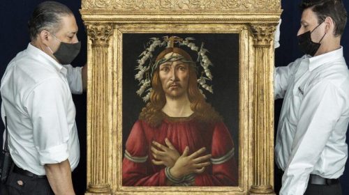 Portretul lui Hristos realizat de Botticelli a fost vândut la licitație pentru o sumă record