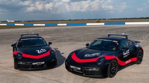 Porsche trimite două 911 Turbo S Safety Car într-un turneu mondial