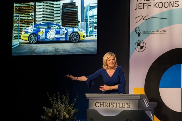 Singurul BMW THE 8 X JEFF KOONS semnat de artist este vândut cu 475.000 de dolari la o licitaţie caritabilă Christie’s ce a avut loc la New York