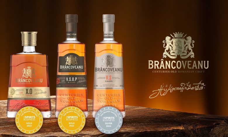 Vinarsul Brâncoveanu, produs de Alexandrion Group, distins cu două medalii de aur şi una de argint în cadrul Competiţiei „The Brandy Masters 2022”