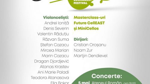 CellEAST Festival 2022 – Primul festival de violoncele din România