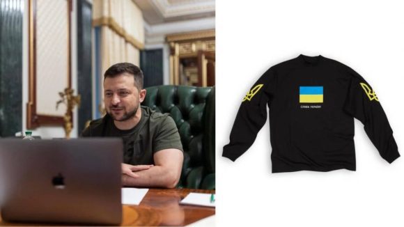 Balenciaga lansează un tricou pentru a strânge fonduri pentru Ucraina