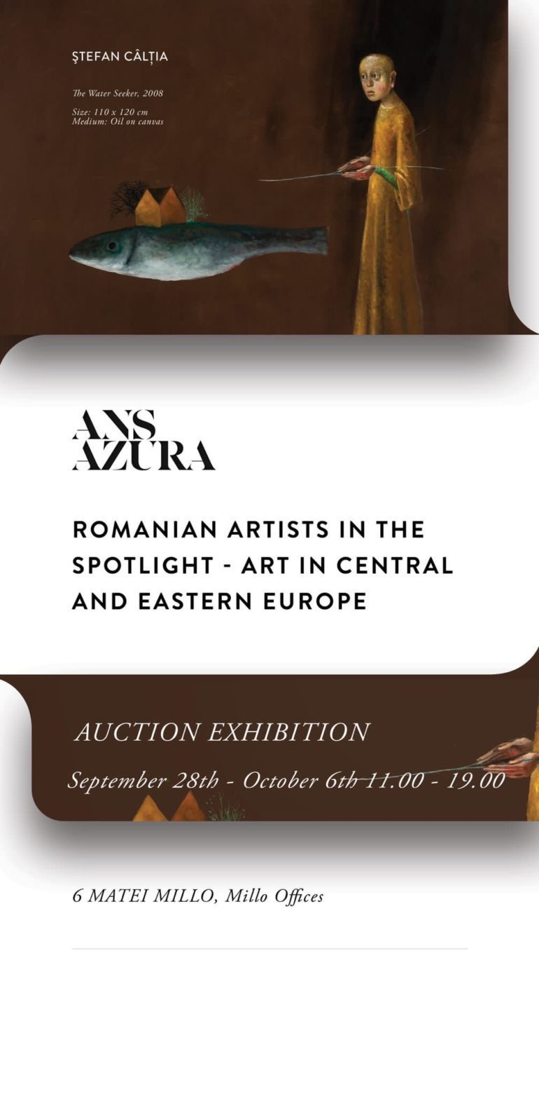 Licitație și Expoziție Ans Azura cu focus pe artiști români din perioada avangardei și post-modernismului