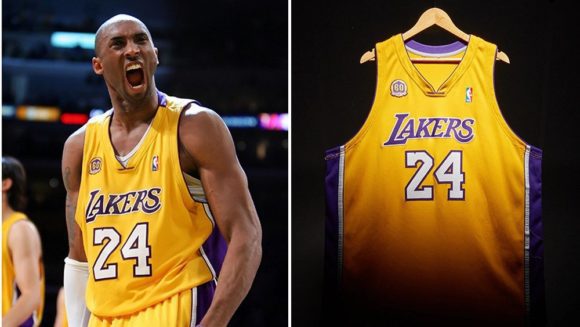 Tricoul lui Kobe Bryant poate ajunge la 7 milioane de dolari