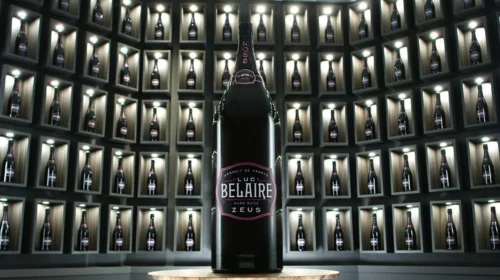 Luc Belaire a dezvăluit cea mai mare sticlă de șampanie din lume