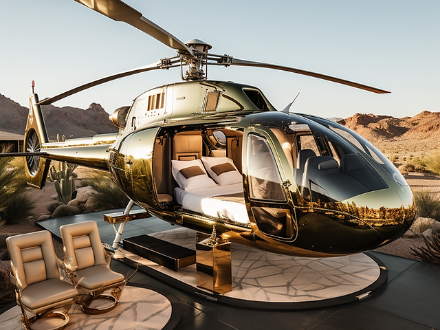 Helicopter Glamping