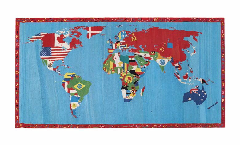 Alighiero Boetti: recorduri de preț pentru „tapiseriile” sale, cele mai scumpe din lume