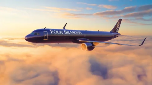 Avionul privat Four Seasons este disponibil pentru rezervări charter