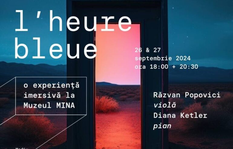  Lheure bleue este o experienţă imersivă la Muzeul MINA un nou proiect al Festivalului SoNoRo.